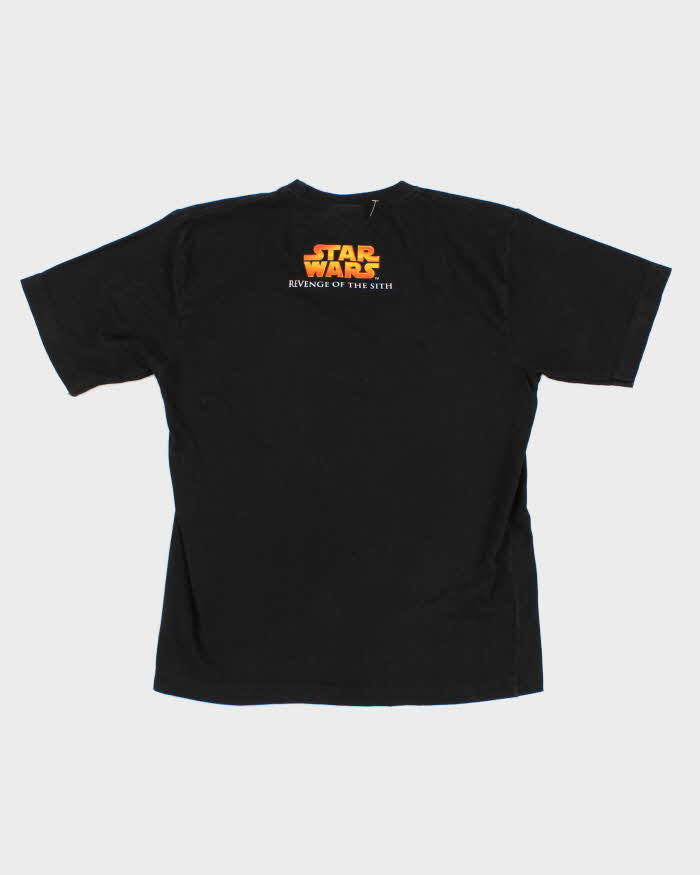 Womens Black Star Wars Graphic T-Shirt - L