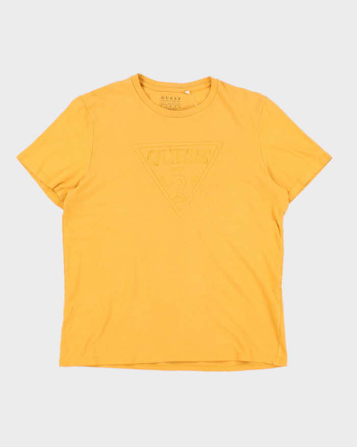 Women's Guess Yellow T-Shirt - L