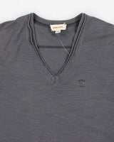 Womens Stone Grey Diesel V Neck T-Shirt - M