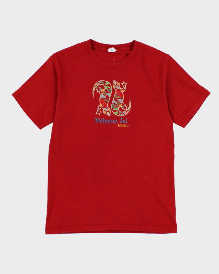 00s Embroidered Mexico Tee - S