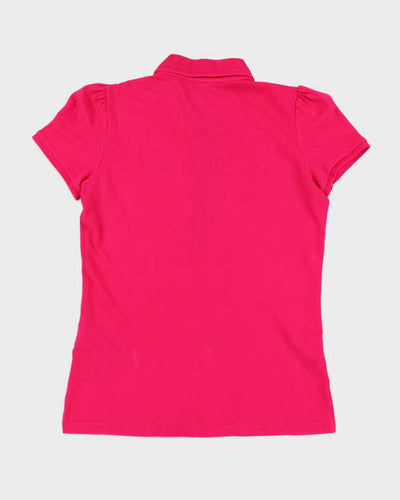 Vintage Burberry Pink Polo Shirt - M