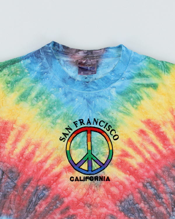 Vintage 2000's Tye Dye San Francisco Baby T-Shirt - S