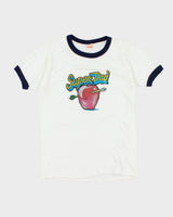 Vintage 90's Single Stitch Graphic Ringer Style Baby T-Shirt - S