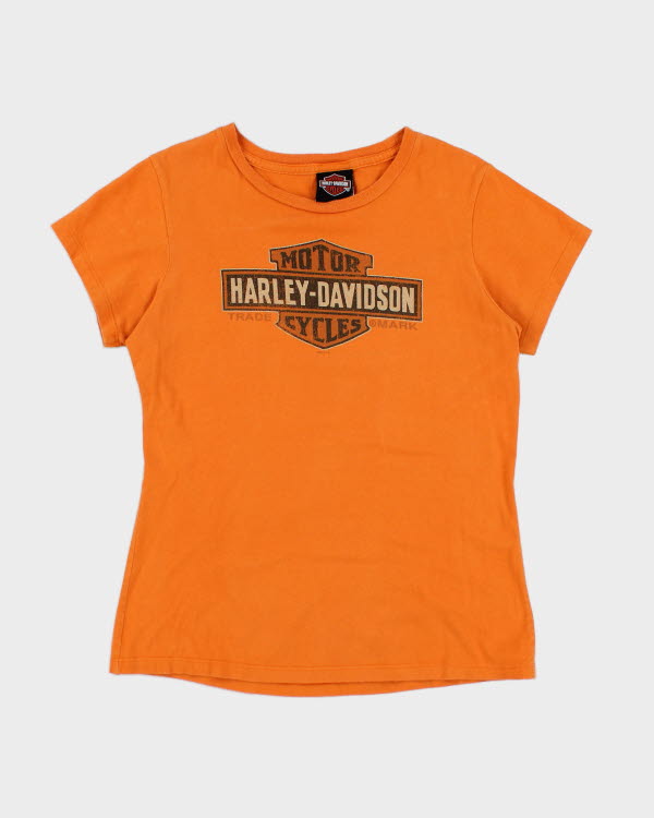 Harley Davidson Orange T-shirt - M