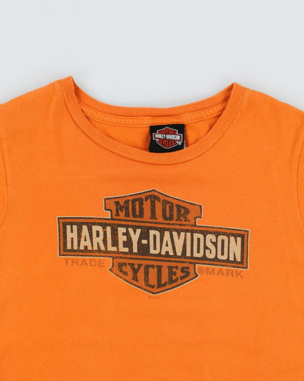 Harley Davidson Orange T-shirt - M