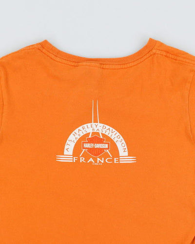 Harley Davidson Orange T-shirt - M