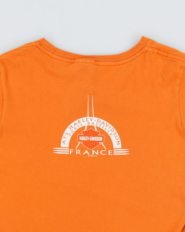 Harley Davidson Orange T-shirt - M