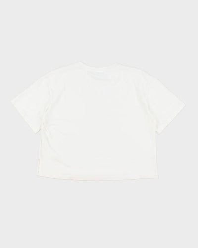 Sandro White Cropped T-shirt - M