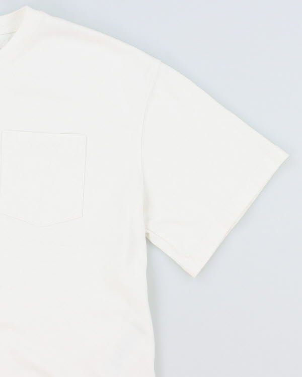 Sandro White Cropped T-shirt - M
