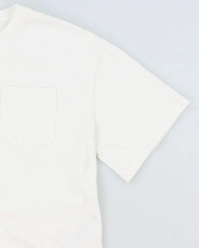 Sandro White Cropped T-shirt - M