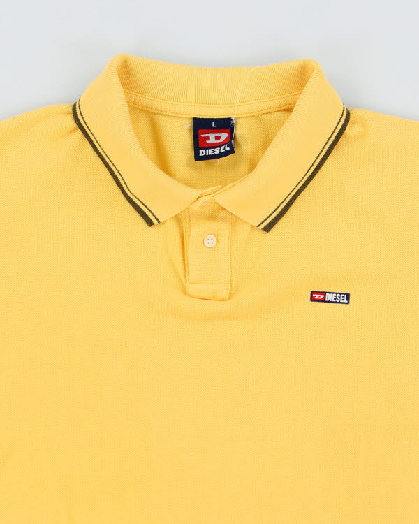 Vintage Diesel yellow Polo Shirt - S/M