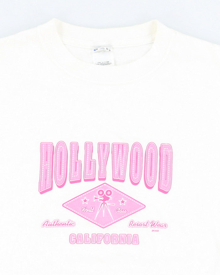 Vintage Y2K Hollywood Graphic T-Shirt - S