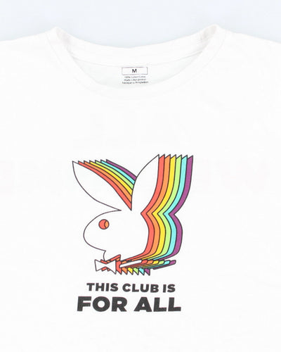 Vintage Y2K Playboy Gay Pride Graphic T-Shirt - M