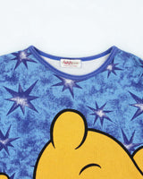 Vintage 90's Disney Winnie The Pooh All Over Print Long-sleeved T-Shirt - M