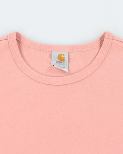 Vintage 90s Carhartt Pink T-shirt - L