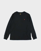 Vintage Ralph Lauren Black Long Sleeve T-shirt - XL