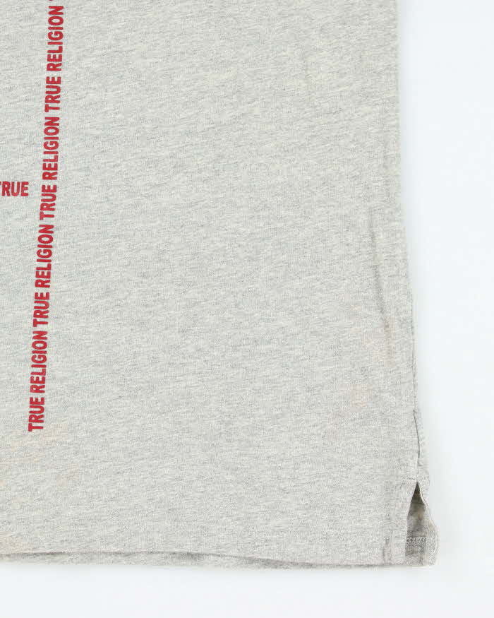 Vintage Women's Y2K True Religion Branded Graphic T-Shirt - L