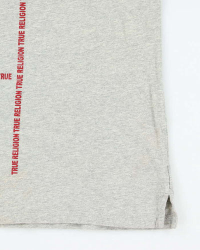 Vintage Women's Y2K True Religion Branded Graphic T-Shirt - L