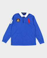 Vintage Women's 2000's Ralph Lauren Big Horse Rugby Shirt - L