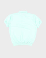 Vintage 80's Women's Snoopy Embroidered Ringer Polo Shirt - XS