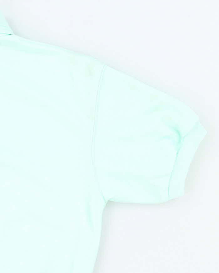 Vintage 80's Women's Snoopy Embroidered Ringer Polo Shirt - XS