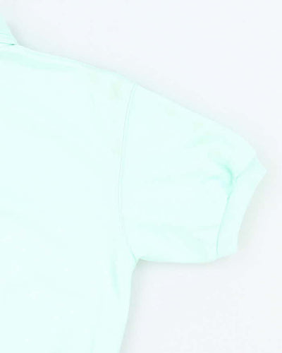 Vintage 80's Women's Snoopy Embroidered Ringer Polo Shirt - XS