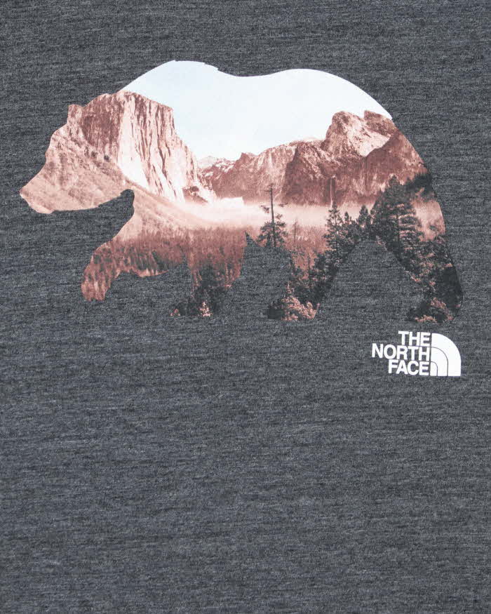 Vintage Women's The North Face Bear Graphic T-Shirt - S