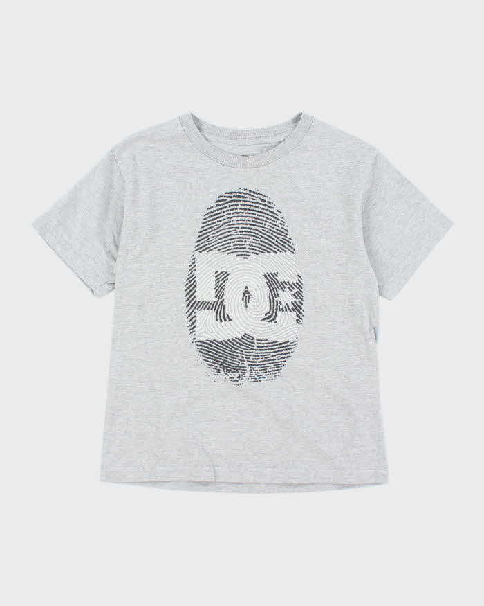 Vintage 2000's DC Skate Co. Fingerprint Graphic Baby T-Shirt - M