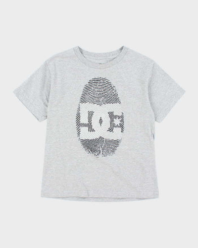 Vintage 2000's DC Skate Co. Fingerprint Graphic Baby T-Shirt - M