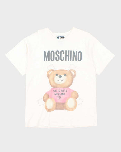 Vintage 00s Moschino Teddy Bear Print T-shirt - XS