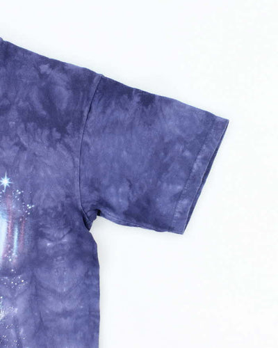 Vintage The Mountain Northern Lights Wolf Graphic T-Shirt - XL