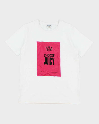 Vintage Y2K Juicy Couture Choose Juicy Graphic T-Shirt - XL