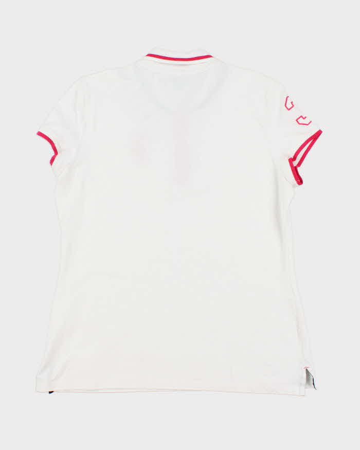 Vintage Y2K Women's Polo Assn Embroidered Logo Polo Shirt - XL