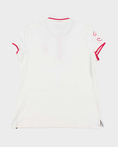 Vintage Y2K Women's Polo Assn Embroidered Logo Polo Shirt - XL