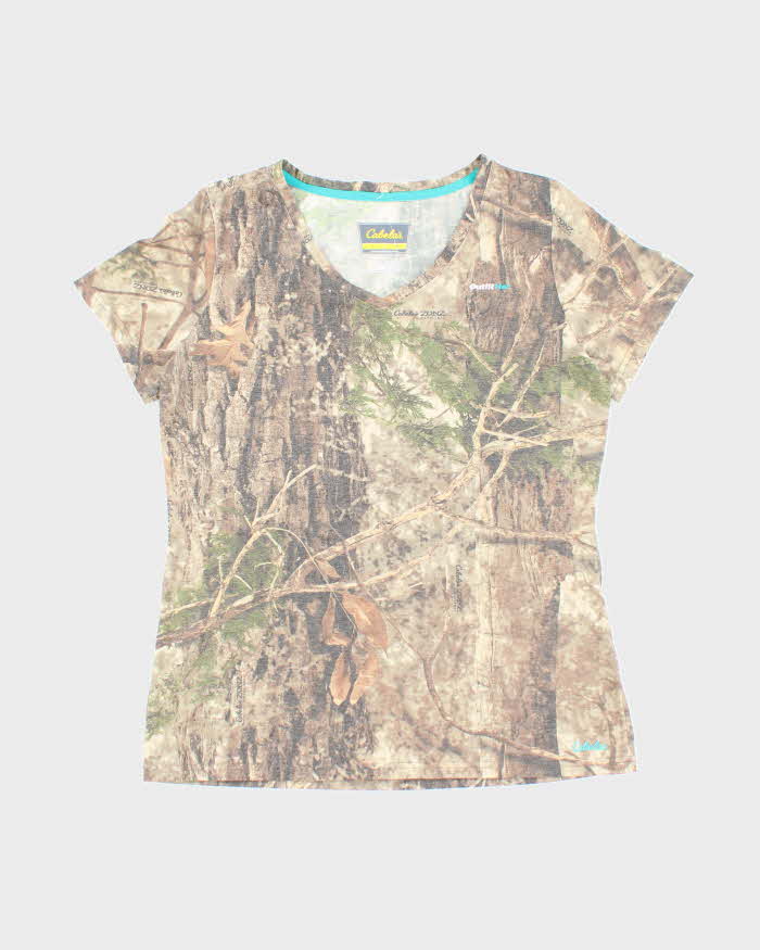 Vintage 00s Cabela's Camouflage T-shirt - L