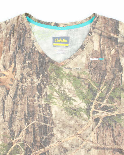 Vintage 00s Cabela's Camouflage T-shirt - L