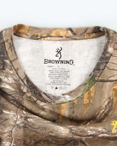 Vintage  00s Browning Realtree T-shirt - L