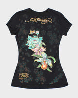 Vintage Y2k 00s Ed Hardy Rhinestone T-shirt - M