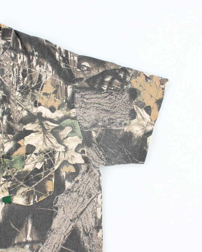 Vintage 90s Mossy Oak Camouflage Single Stitch T-shirt - L