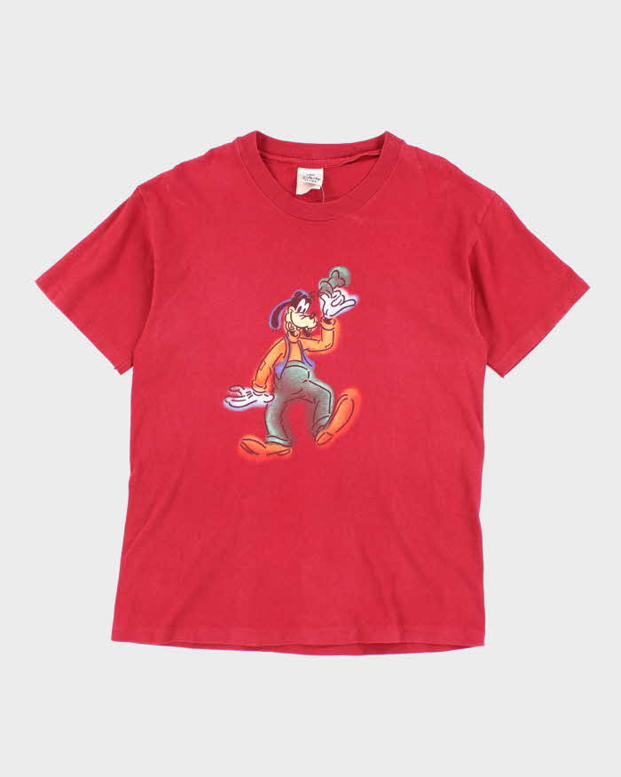 Vintage 90s Disney Goofy Single Stitch T-shirt - M