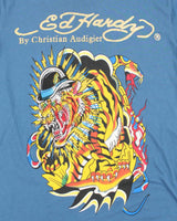 Vintage Y2k 00s Ed Hardy Rhinestone T-shirt - XL