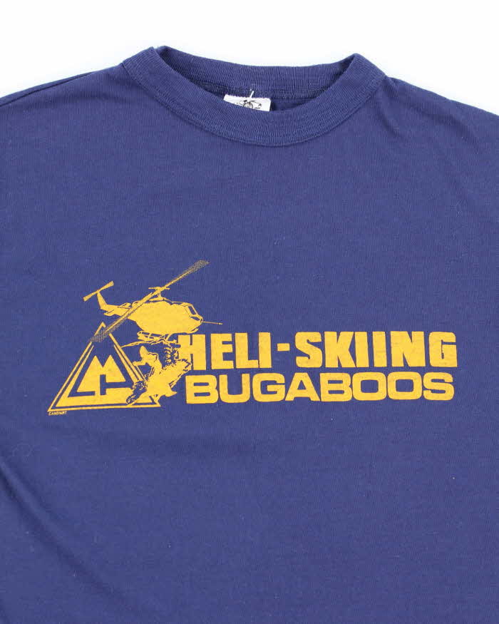 Vintage 90s Heli-Skiing Bugaboos T-shirt - M