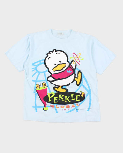 Vintage 90s Sanrio Sugarland Light Blue Pekkle T-Shirt - M