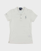 Vintage Y2K Ralph Lauren Slim Fit Big Horse Embroidered Polo Shirt - S