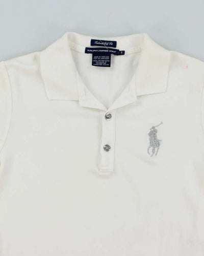 Vintage Y2K Ralph Lauren Slim Fit Big Horse Embroidered Polo Shirt - S