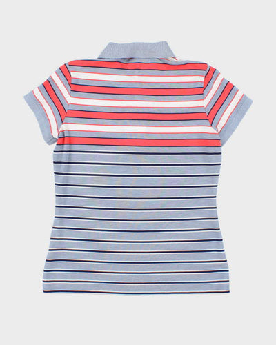 Vintage Y2K Nike Golf Striped Polo Shirt - S
