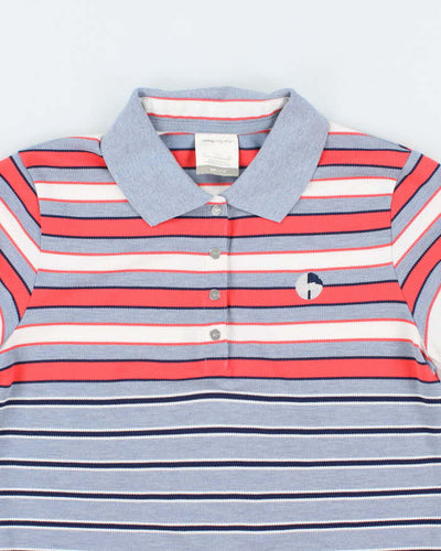 Vintage Y2K Nike Golf Striped Polo Shirt - S