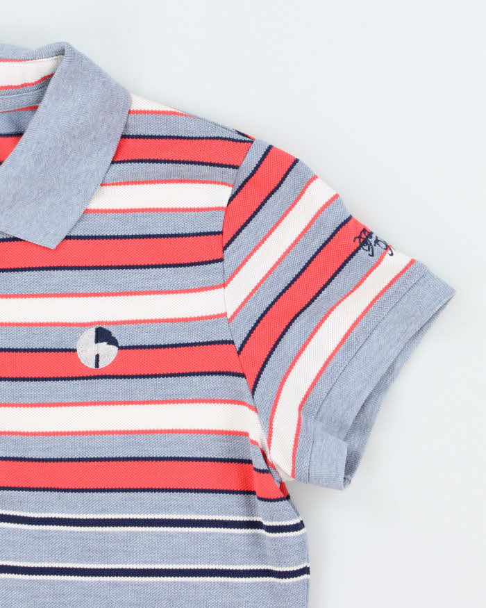 Vintage Y2K Nike Golf Striped Polo Shirt - S