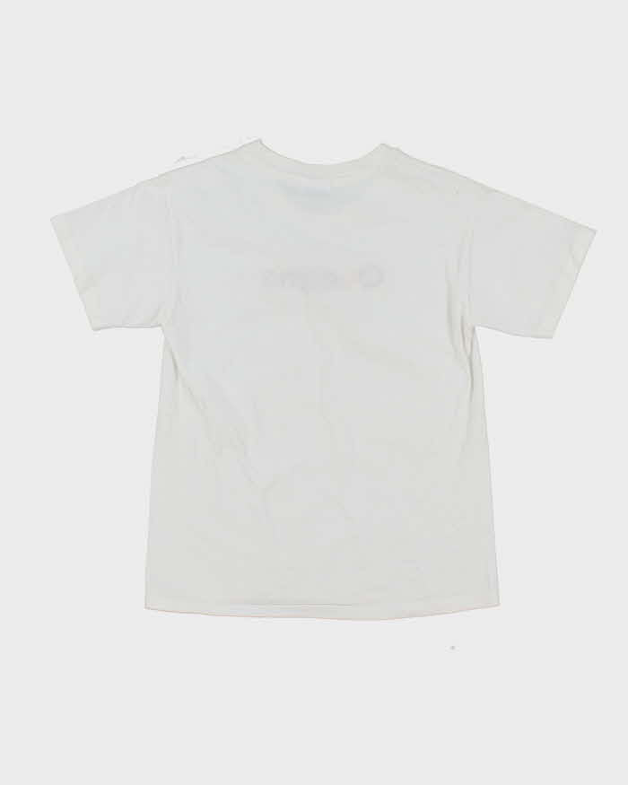 Vintage Y2K Hanes Queens Embroidered Graphic Baby Fit T-Shirt - L