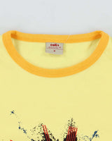 Vintage Y2K Celio Bang Bang Graphic Ringer Baby Fit T-Shirt - M